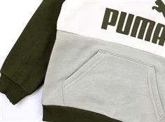 Puma hoodie deep olive colorblock